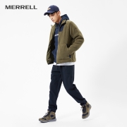 MERRELL迈乐男女同款户外休闲夹克百搭保暖摇粒绒外套MC2210015 MC2210015-1 军绿 M