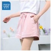 JEANSWEST 真维斯 运动短裤女宽松2022夏新款 ins潮韩版学生百搭跑步休闲裤女