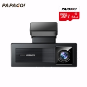 PAPAGO趴趴狗 S36 4K行车记录仪2160P超高清弱光夜视迷你隐藏无线广角控畸变 24h停车监控+64G卡