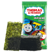 小火车Thomas 韩国进口  宝宝零食儿童海苔片香脆海味即食紫菜 橄榄油海苔 21g