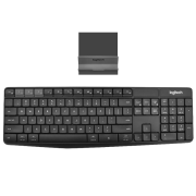 logitech 罗技 k375s 108键 蓝牙无线键盘 黑色 无光