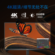 飞利浦 27英寸 4K IPS 10bit 99.9%sRGB 智能分屏低蓝光 旋转升降 专业设计办公显示器 娱乐显示屏27E1N5800E