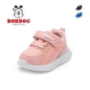BoBDoG 巴布豆 婴儿学步鞋童鞋秋冬季儿童运动鞋男宝女宝宝鞋子机能鞋软底