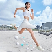 361度女鞋跑步鞋飞翼2.0PROQ弹超科技秋季旅游鞋舒适休闲透气慢跑运动鞋 682132239-2羽毛白/冰清 38