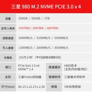 三星（SAMSUNG） 970EVO Plus/980PRO M2固态硬盘 NVMe台式机笔记本电脑 980(Pcie3.0) 500G-512G
