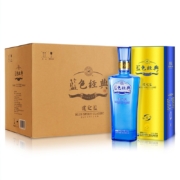 洋河 蓝色经典 邃之蓝 浓香型白酒 52度 500ml*6瓶 整箱装（内含3个礼袋） 口感绵柔浓香型 高度白酒