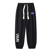 NASA秋冬款宽松卫裤