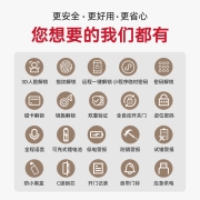 石将军3D人脸智能锁全自动指纹锁防盗门十大品牌密码电子门锁刷脸家用人脸识别门锁 R5标准锁体【3D人脸识别+适用于标准门锁】 人脸识别智能锁