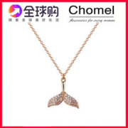 新加坡chomel925银项链锁骨项链