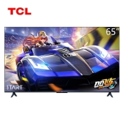 TCL电视 65V8E-S 65英寸 4K超清  支持120Hz防抖 130%色域智能超薄全面屏 液晶平板电视机 2+32G 双频WiFi
