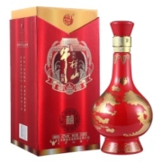 牛栏山 喜酒 浓香型 白酒 42度 500ml*6瓶 整箱装（内含三个礼品袋）