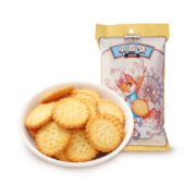 三只松鼠 小圆饼 奶盐口味 100g/袋