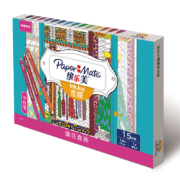 缤乐美（Paper Mate）中性笔 签字笔 彩色衣橱套装0.5mm14色按动式 学生书写P1系列
