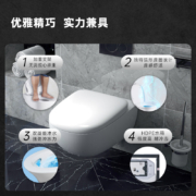 美标壁挂式家用坐便器隐藏墙排挂墙入墙式马桶2266