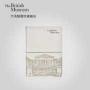 大英博物馆 笔记本馆藏建筑绑带本笔记本记事本创意简约学生用品礼物送女友男友中秋礼物教师节礼物 馆藏建筑款