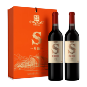 plus会员：张裕  海岸葡园赤霞珠S103 干红葡萄酒  750ml*2 双支红酒礼盒装