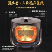 美的（Midea）电压力锅 高压锅双胆高效快煮智能预约1-6人适用50Easy203