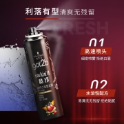 施华蔻(Schwarzkopf)got2b酷印强持久定型发胶250ml(定型喷雾 强力 持久抗扁塌 男女)(新老包装随机）