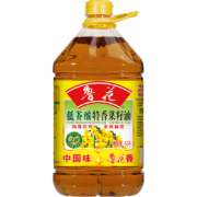鲁花 食用油 低芥酸特香菜籽油 5L  物理压榨（新老包装随机发放）