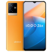 vivo iQOO Z6x 手机5G新品【6期免息】6000毫安大电池 天玑810 侧边指纹 全网通 炽橙 6G+128G 标配版
