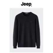 Jeep 吉普 线衣男款上衣男士秋季保暖衣男长袖T恤打底衫男春秋款