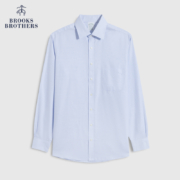Brooks Brothers/布克兄弟男士冬新美式商务修身免烫正装衬衫