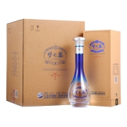 洋河 蓝色经典 梦之蓝M1 浓香型白酒 52度 500ml*4瓶 整箱装 高度白酒口感绵柔浓香型