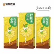 由柑柠檬茶 250ML*6盒/箱 柠檬果汁茶饮料果味茶 东鹏特饮出品