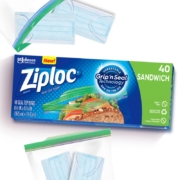 密保诺（Ziploc）食品密封袋 小号40个 保鲜袋 食品级保鲜袋 密封保鲜袋 食品袋 拉链保鲜袋