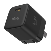 ifory 安福瑞30W/33W/27W氮化镓苹果PD充电头充电器iphone14/13/12 30W折叠插脚【黑色】 单头