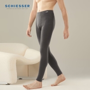 SCHIESSER舒雅男士秋裤精梳棉内里薄绒棉毛裤柔软透气保暖裤20731Y 宝蓝7800 XL