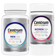 PLUS会员！Centrum 善存 复合维生素 男生银片100粒+女士银片100粒