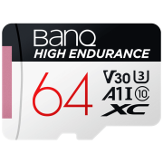 12日0点、京东特价APP：BanQ HIGH ENDURANCE系列 V30 Micro-SD存储卡 64GB（UHS-I、V30、U3、A1）