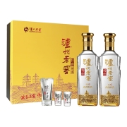 泸州老窖 特曲晶彩 浓香型白酒 52度500ml*2瓶 双支礼盒装 节日送礼（新老包装随机发货）