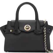 国内4500元！Michael Kors 迈克·科尔斯 Carmen 小号皮质翻盖翅膀包手提包 30S0GNMS1L  含税直邮到手￥1402.38
