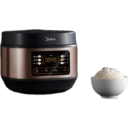 PLUS会员：Midea 美的 MB-RE429 微压电饭煲 4L 黑色