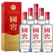 泸州老窖 国窖1573 浓香型白酒 38度 500ml 6瓶整箱装(箱内含礼品袋)(新老包装随机发货)