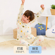 小狗比格 儿童睡衣  5836米黄