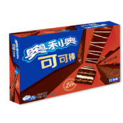 Oreo 奥利奥 可可棒 浓情黑巧克力味涂层威化饼干 12条 139.2g
