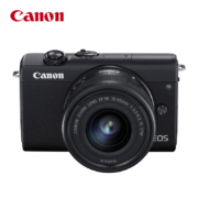 佳能（Canon）EOS M200  微单数码相机 黑色15-45标准变焦镜头套装 （约2410万像素/眼部追焦）