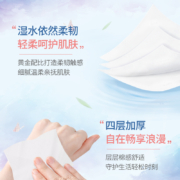 心相印手帕纸【肖战同款】品诺 可湿水加厚面巾纸 4层8片*12包 黑白系列 黑色密码香