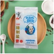 xuetian 雪天 盐无碘食用盐家用未加碘食盐深井细盐巴300g*9包批发包邮