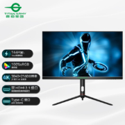 泰坦军团27英寸 4K 144Hz IPS广色域 HDR400 双HDMI2.1 Type-C 65W 旋转升降 1ms电竞游戏屏电脑显示器P2SA2V