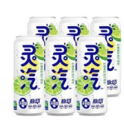 Mizone 脉动 灵汽气泡水0糖0脂柠檬青柠310ML*6罐多种维生素碳酸饮料整箱