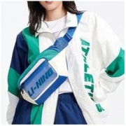 LI-NING 李宁 正品腰包男女2022新款跑步时尚胸包手机潮流防水单肩小挎包