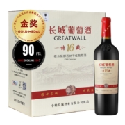 长城 耀世东方 特藏16 橡木桶解百纳干红葡萄酒 750ml*6瓶 整箱装