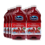 优鲜沛（Ocean Spray） 原味蔓越莓汁1.89L瓶酸梅复合果汁调酒原料饮料低卡果汁1L 大瓶1.89L-美国产
