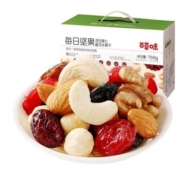 双11预告、31号20点、限1000件：Be&Cheery 百草味 每日坚果礼盒 750g/30包 4坚果+4果干*2件