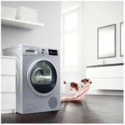 BOSCH 博世 4系列 WTW875681W 定频热泵烘干机 9kg 银色