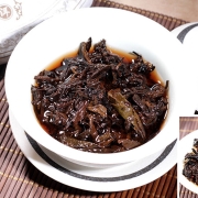七彩云南 普洱茶熟茶 陈香普洱 庆沣祥 经典口粮 七子饼茶 357克